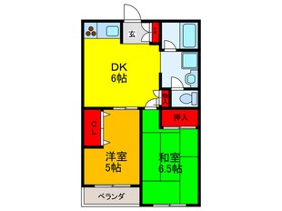 コスモ城東の物件間取画像